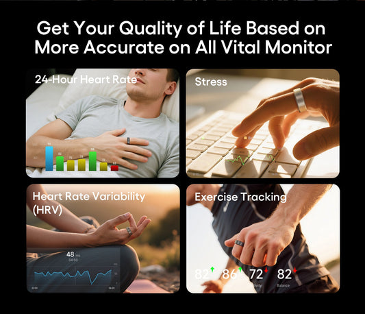 Get Your Quality of Life Based on More Accurate All-Vital Monitoring with JCRing Med X3