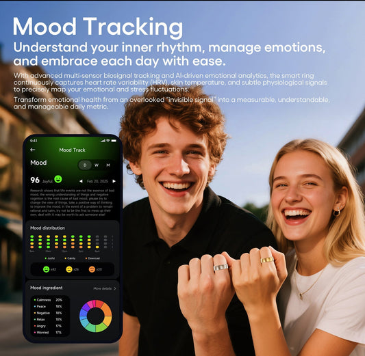 Mood Tracking with JCRing Med x3: Understand Your Inner Rhythm, Manage Emotions, and Embrace Each Day with Ease